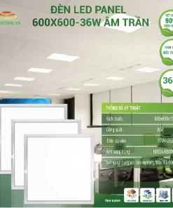 Đèn led panel 600x600 36W